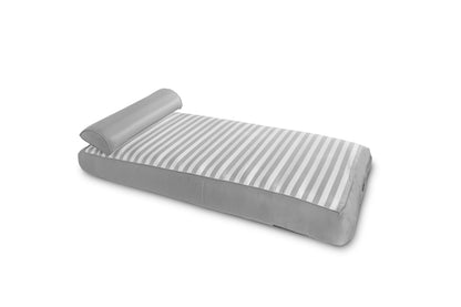 Spire Adalus Luxury Pool Lounge Grey Stripe RL-935G V1032-SP-ADALUS-935G