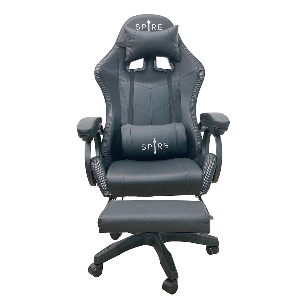Spire Onyx Gaming/Office Chair w/ RGB Lighting And Massager Black 815EB V1032-SP-ONYXGAMINGCHAIR_815EB_B