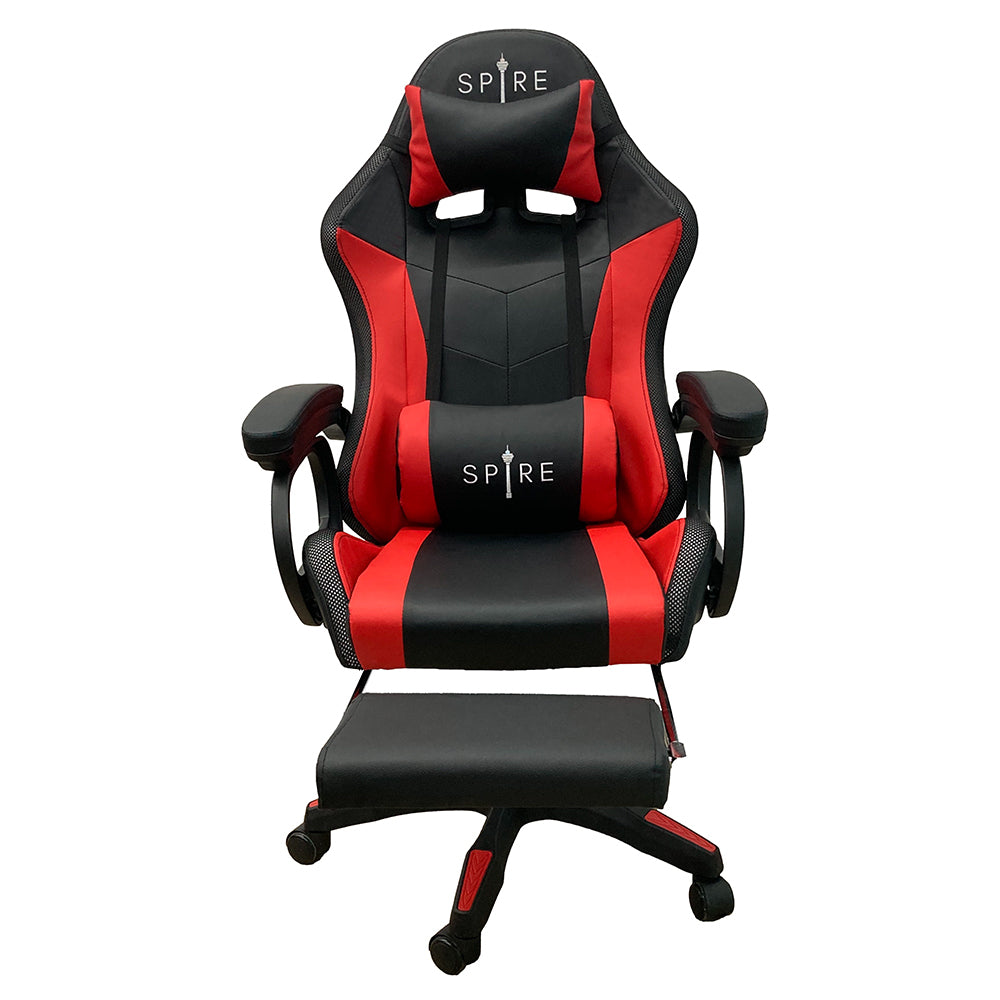 Spire Onyx Gaming/Office Chair w/ RGB Lighting And Massager Red And Black - 815ER V1032-SP-ONYXGAMINGCHAIR_815ER_RB