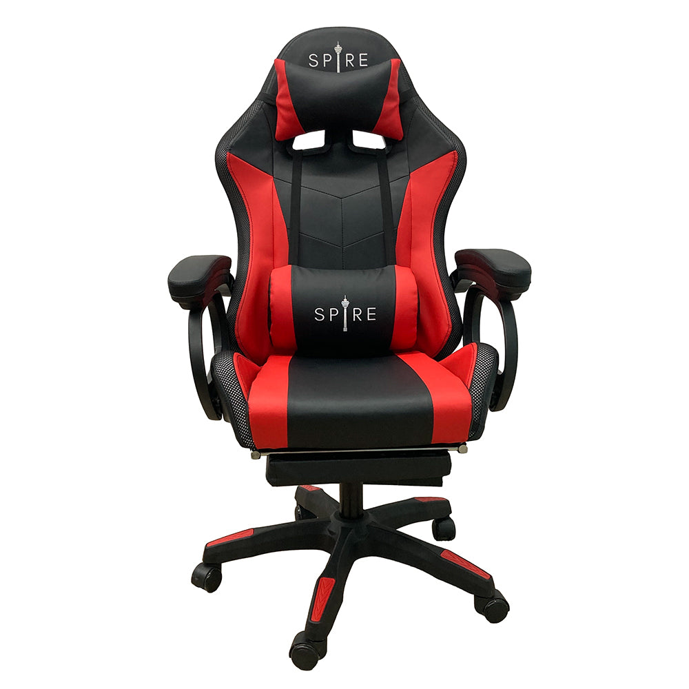 Spire Onyx Gaming/Office Chair w/ RGB Lighting And Massager Red And Black - 815ER V1032-SP-ONYXGAMINGCHAIR_815ER_RB