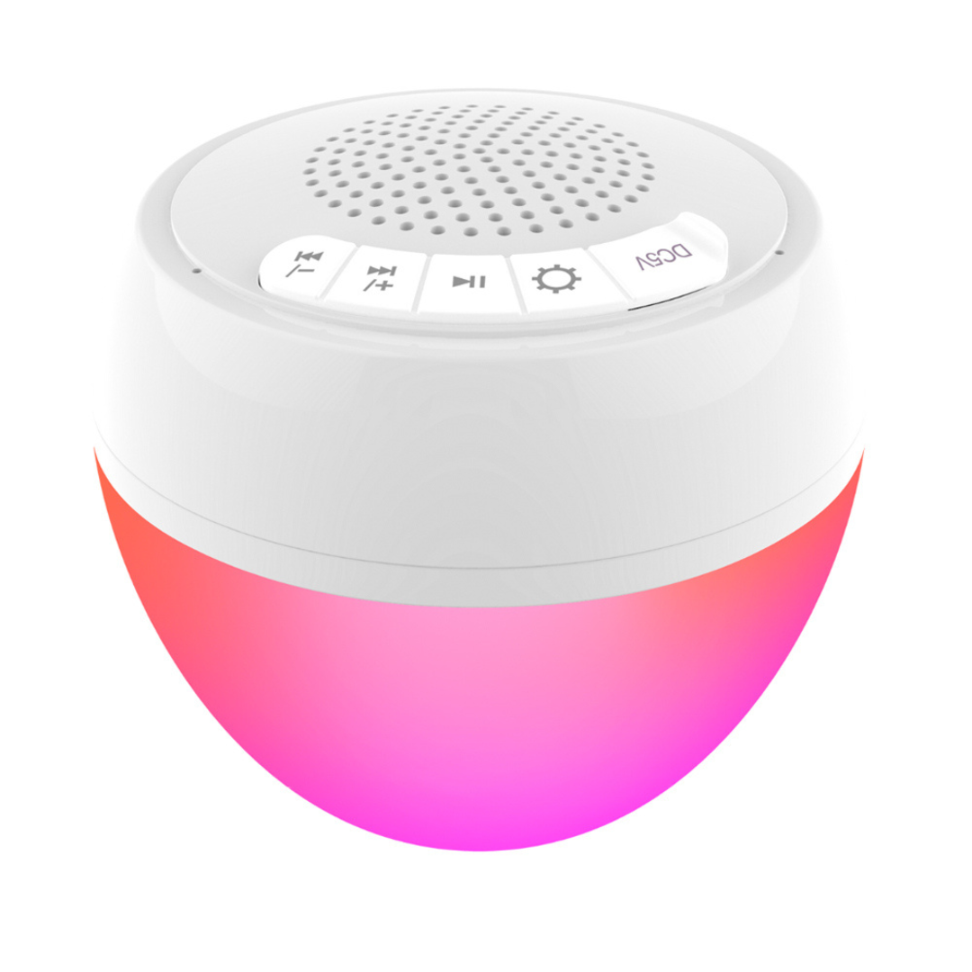 Spire 5W Mini Floating LED Bluetooth Waterproof Pool Speaker - HK603 V1032-SPMINIFLOAT_HK603