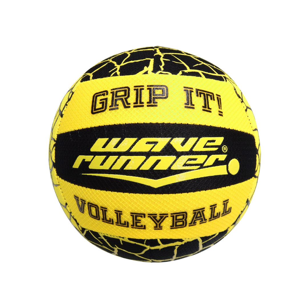 Wave Runner Grip It Volleyball 20cm with pump (deflated) Asst - WRV800-PUM V1032-WR-VOLLEYBALL_WRV800-PUM