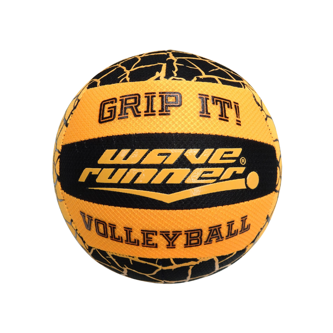 Wave Runner Grip It Volleyball 20cm with pump (deflated) Asst - WRV800-PUM V1032-WR-VOLLEYBALL_WRV800-PUM