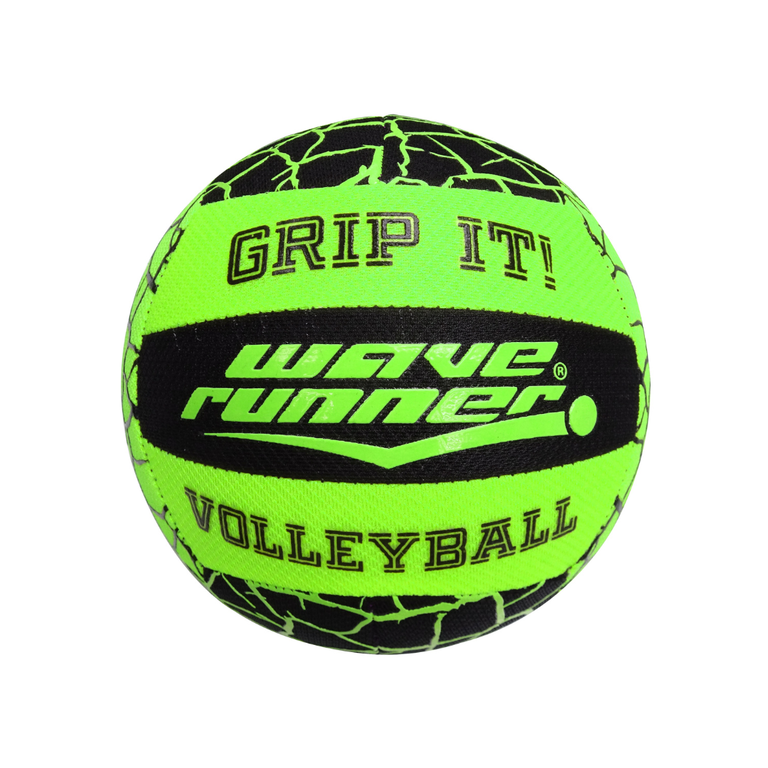Wave Runner Grip It Volleyball 20cm with pump (deflated) Asst - WRV800-PUM V1032-WR-VOLLEYBALL_WRV800-PUM