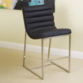 Auburn Modern Leather Bar Chair BarStool In Black V1041-JBS-1528BLACK