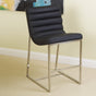 Auburn Modern Leather Bar Chair BarStool In Black V1041-JBS-1528BLACK