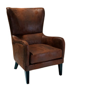 Salerno Brown Microfibre High Back Armchair V1041-JLC-1081FABRIC