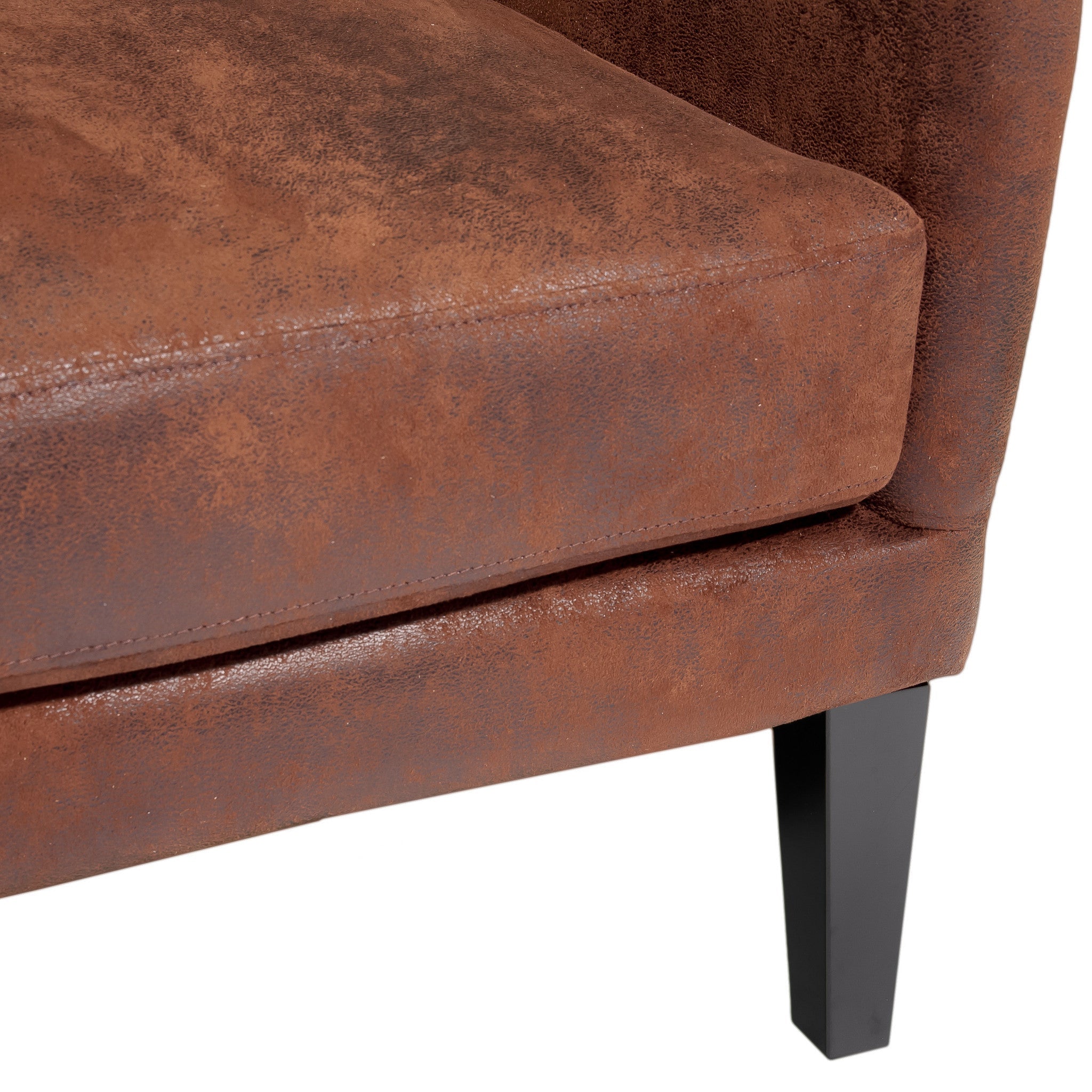 Salerno Brown Microfibre High Back Armchair V1041-JLC-1081FABRIC