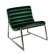 Glorie Emerald/Green Velvet Sofa Accent Chair ArmChair V1041-JMC-1060EMERALD