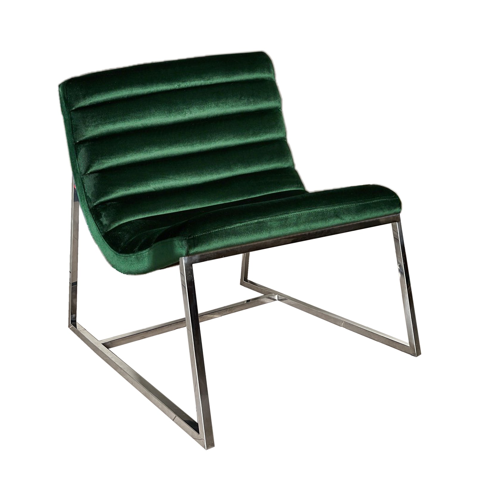 Glorie Emerald/Green Velvet Sofa Accent Chair ArmChair V1041-JMC-1060EMERALD