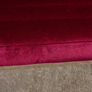 Glorie Garnet/Red Velvet Sofa Accent Chair ArmChair V1041-JMC-1060GARNET