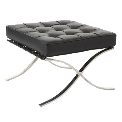 Black Barcelona Ottoman - Classic Version - Replica V1041-JMC-1086BLACK
