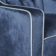 Lara Two Tone Tufted Cobalt New Velvet Club Armchair V1041-JSF-5034COBALT