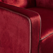 Lara Two Tone Tufted Garnet New Velvet Club Armchair V1041-JSF-5034GARNET