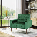 Lewisham Emerald Tufted Velvet Armchair V1041-JSF-5108-1EMERALD