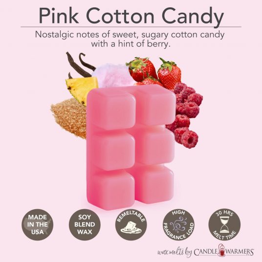 Pink Cotton Candy Classic Wax Melts 2.5oz V1049-7705S