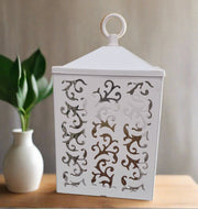 White Cottage Lantern V1049-CLWHT