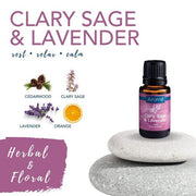 Clary Sage & Lavender Essential Oil Blend V1049-E325B