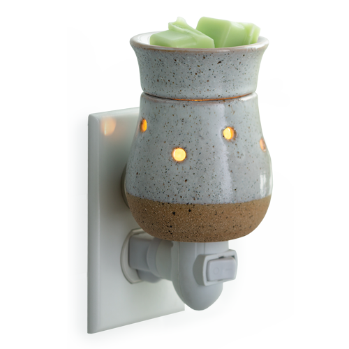Rustic White Pluggable Warmer V1049-PIRWH