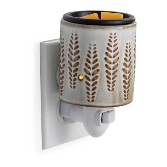 Wheat & Ivory Flip Dish Pluggable Warmer V1049-PIWIV