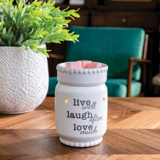 Live Laugh Love Illumination Warmer V1049-RWLL2