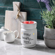 Live Laugh Love Illumination Warmer V1049-RWLL2