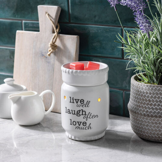 Live Laugh Love Illumination Warmer V1049-RWLL2
