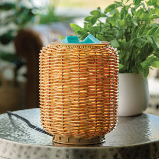 Wicker Lantern Illumination Warmer V1049-RWWLN