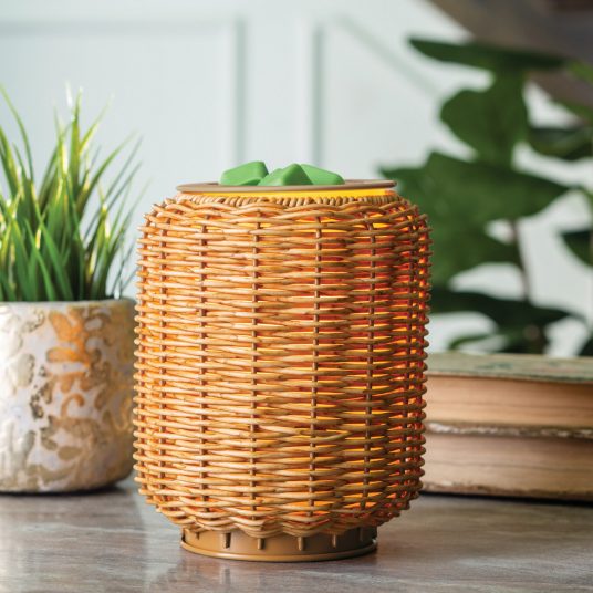 Wicker Lantern Illumination Warmer V1049-RWWLN