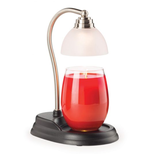 Pewter Aurora Lamp V1049-SALPP