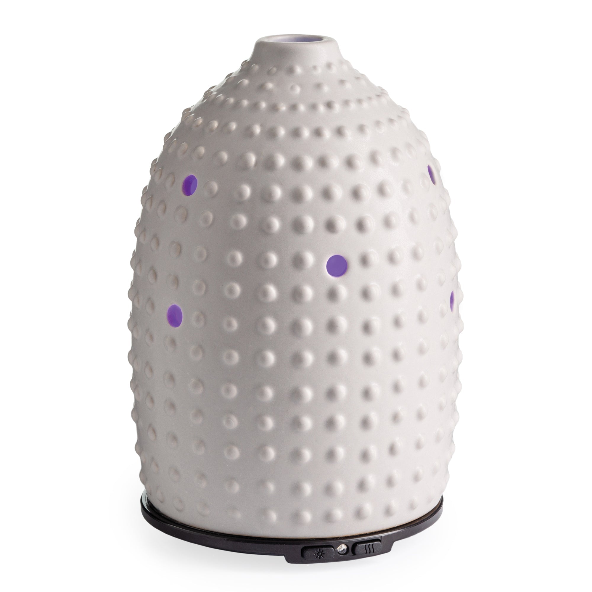 Gray Hobnail Ultrasonic Aroma Diffuser V1049-SDGHB