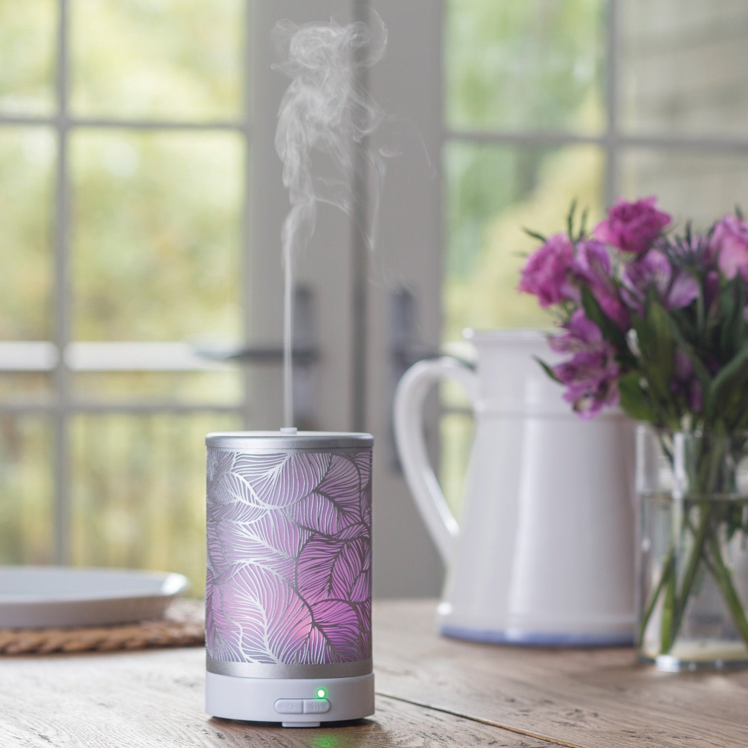 Silverleaf Ultrasonic Aroma Diffuser V1049-SDLEF