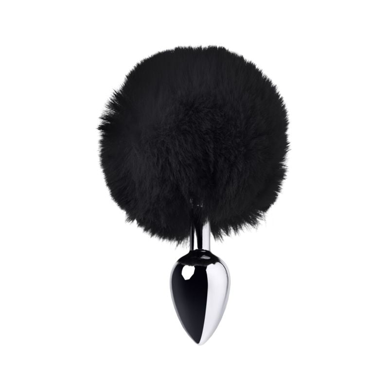 Lovetoy Silver Metal Anal Plug Small W Black Tail V1055-7B45035101352