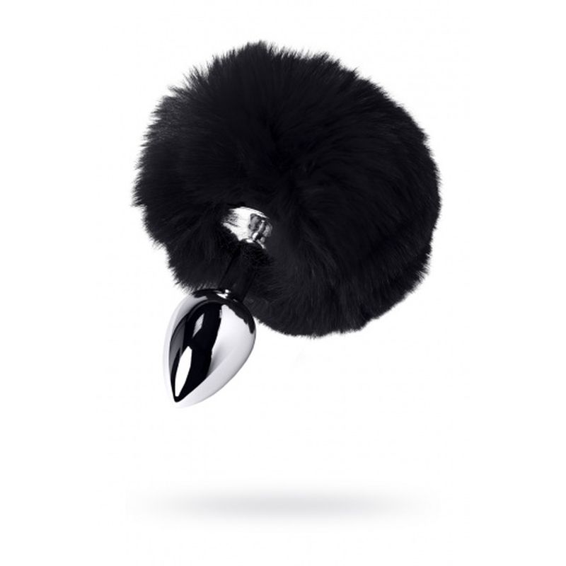 Lovetoy Silver Metal Anal Plug Small W Black Tail V1055-7B45035101352