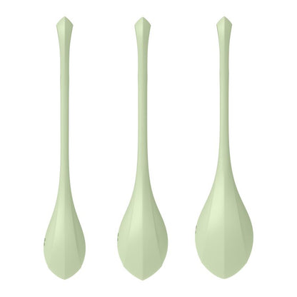 Satisfyer Yoni Power Balls 2 Green 3 Pc Set V1055-7C45061100037