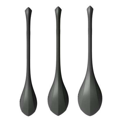 Satisfyer Yoni Power Balls 2 Black 3 Pc Set V1055-7C45061100038