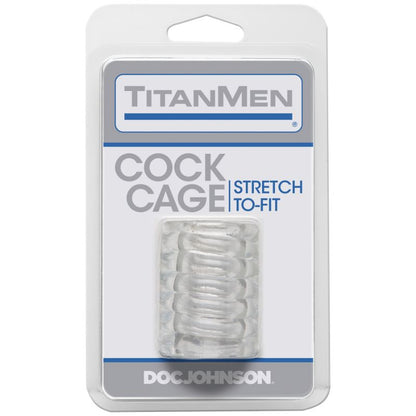 Titanmen Cock Cage Black - Black V1055-7CA45836100009