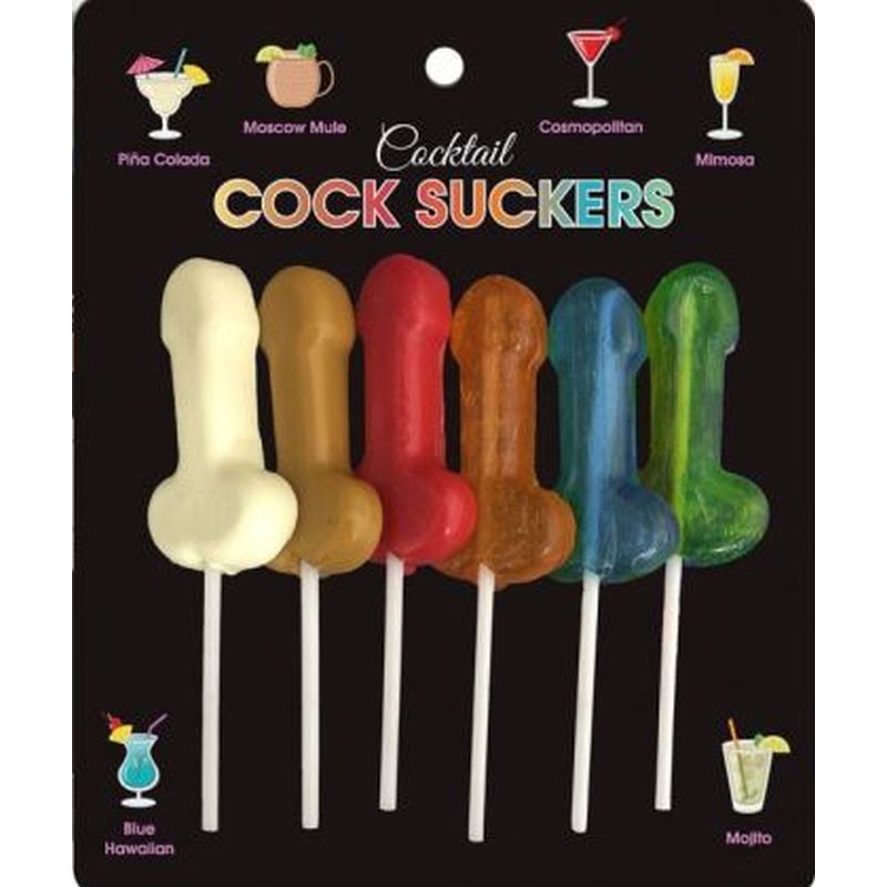 Kheper Games Cocktail Suckers 6 Pc V1055-7CA45836100035