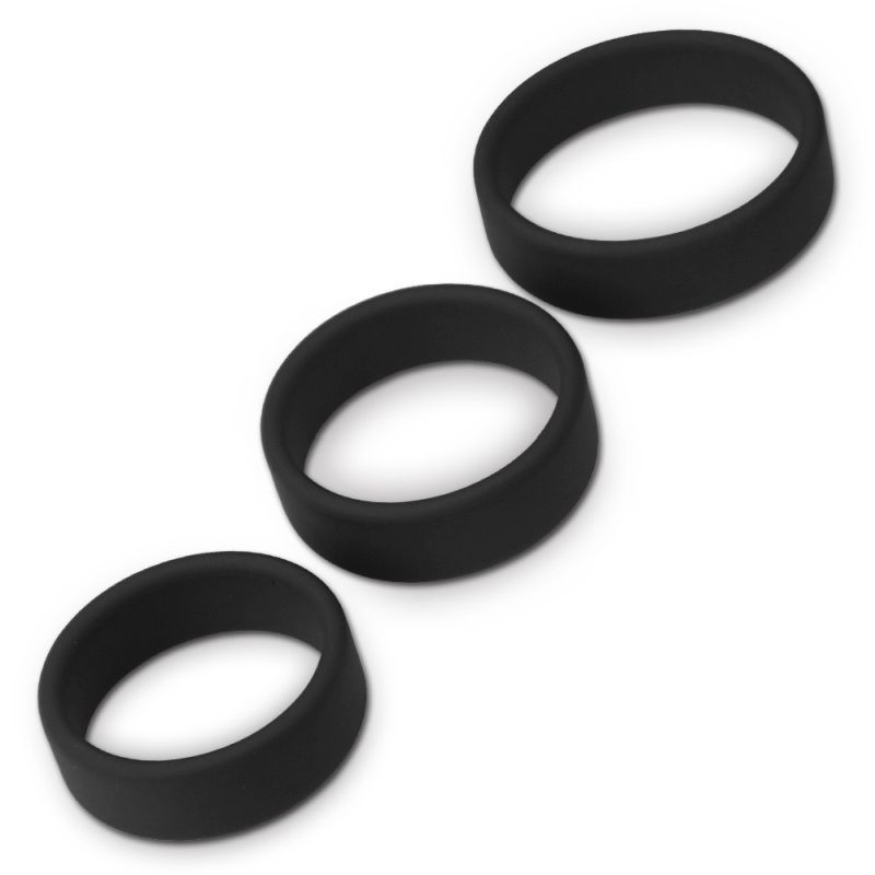 Lovetoy Silicone 3 Pc Pro Cock Ring Set V1055-7CC45842100011
