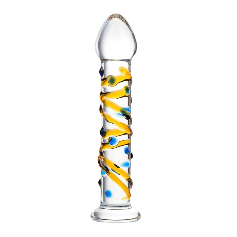 Sexus Glass Dildo Yellow 17.2Cm V1055-7CC45842100018