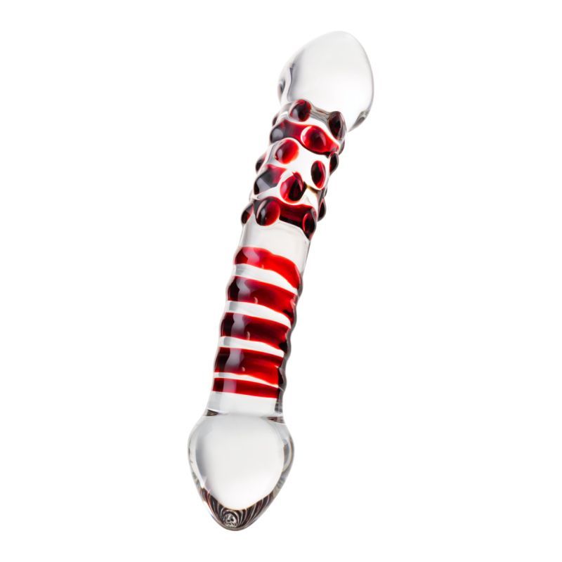 Sexus Glass Dildo Red Delight 19Cm V1055-7CC45842100020