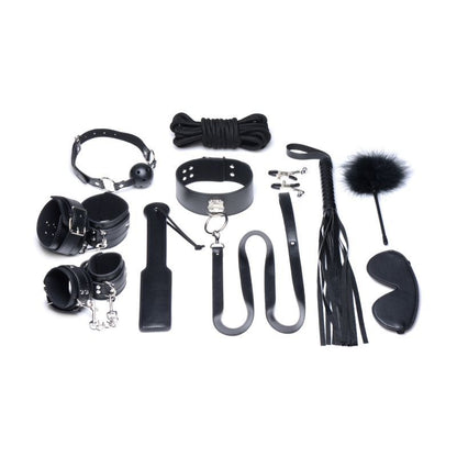 Strict Deluxe 10 Pc Bondage Set Black V1055-7CC45842100029