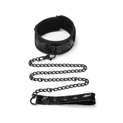 Whip Smart Diamond Collar And Leash - Black V1055-7CC45842100034