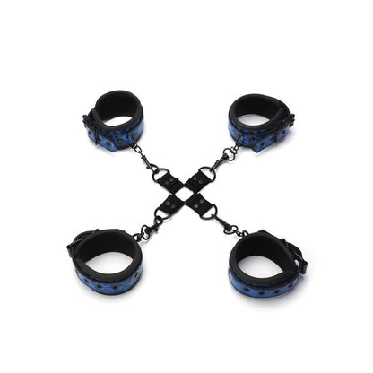 Whip Smart Diamond Hogtie Restraint Set - Blue V1055-7CC45842100039