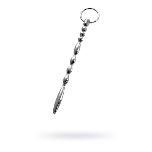 Metal Silver Urethral Plug With Ring V1055-7CC45842100056