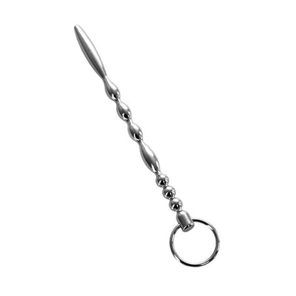 Metal Silver Urethral Plug With Ring V1055-7CC45842100056