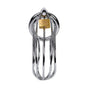 Metal Silver Birdcage Cock Cage V1055-7CC45842100059