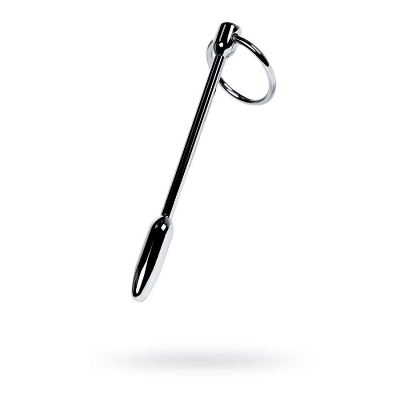 Metal Silver Urethral Plug With Ring V1055-7CC45842100061