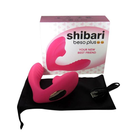 Shibari Beso Plus G Spot And Clitoral Vibrator Pink V1055-7CC45842100070