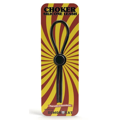 Demon Kat Silicone Choker Leash Black V1055-7CC45842100090